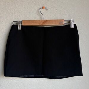 Forever 21 Sleek Black Mini Skirt